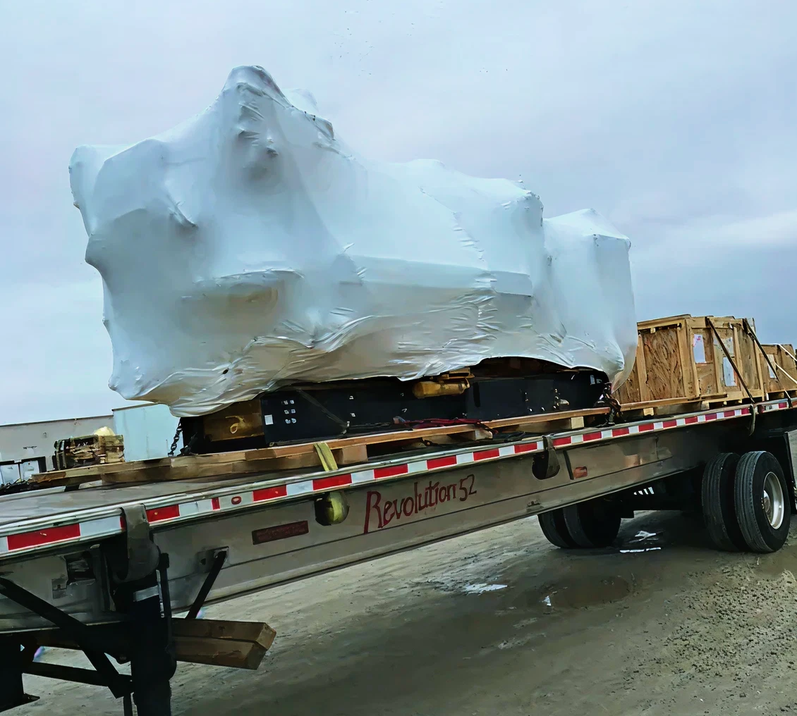 Secured cargo on delivery vehicle